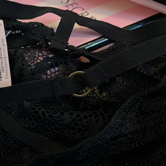 Victoria’s Secret size medium all lace gold accent panties NWT - Picture 2 of 5